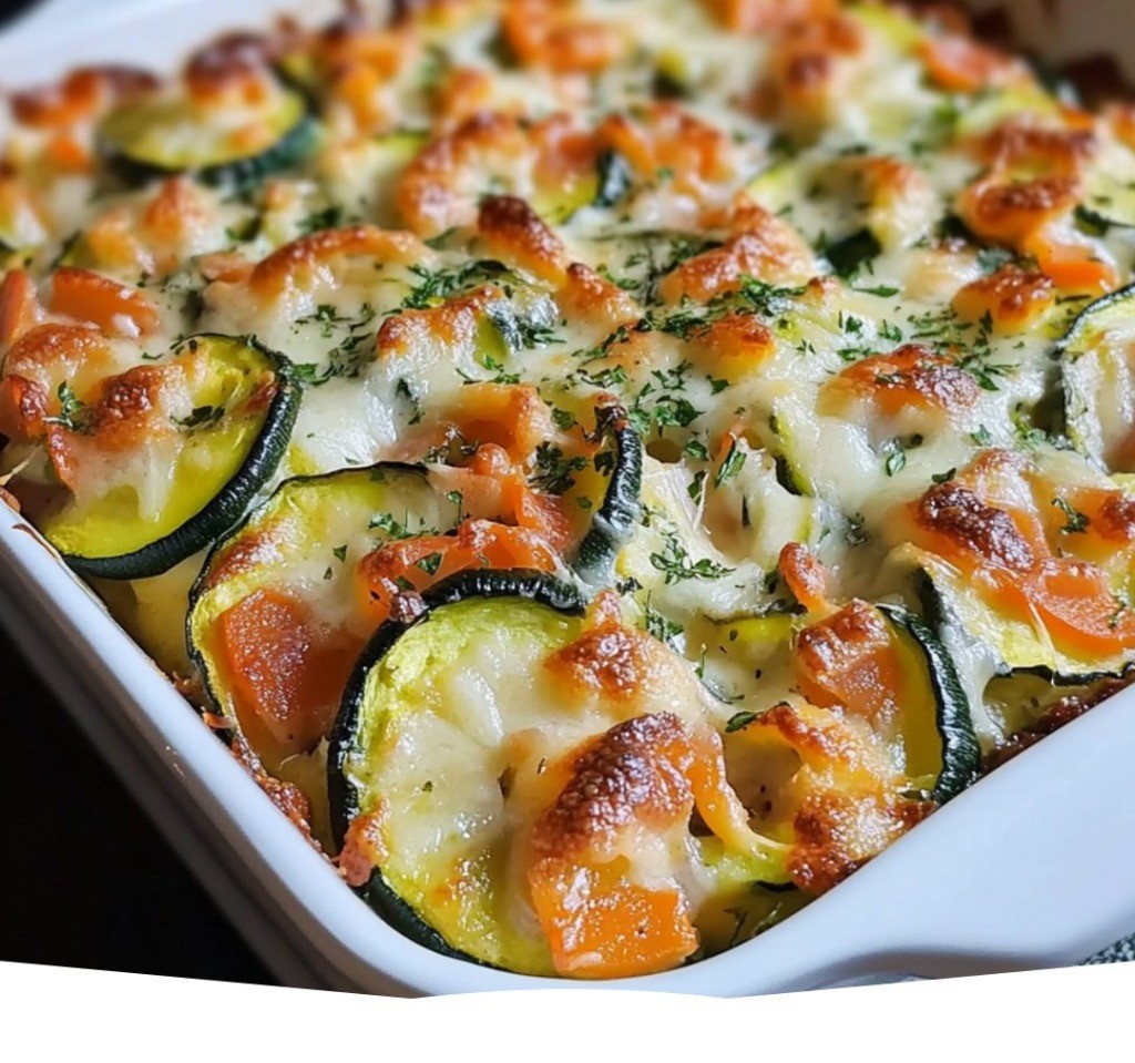 Mediterranean Loaded Zucchini Bake 1