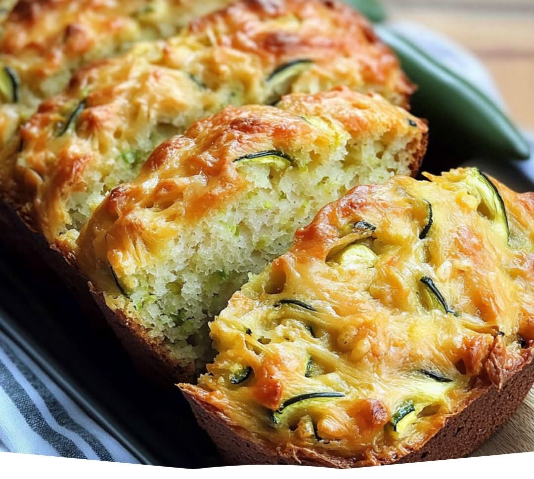 Mediterranean Savory Cheddar Jalapeño Zucchini Bread 1