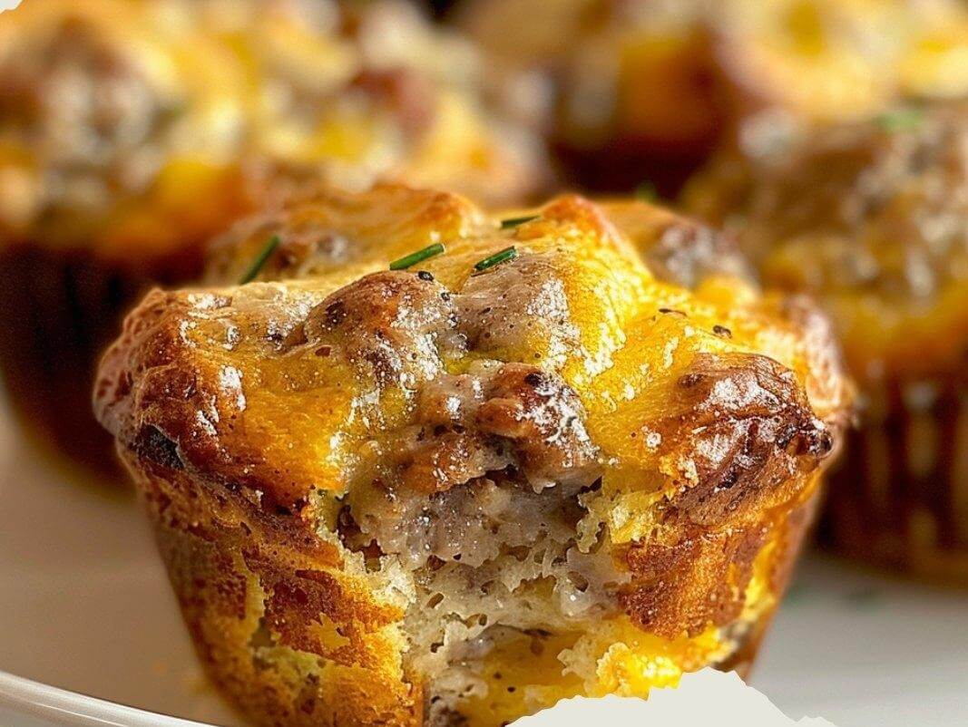 Easy Sausage Breakfast Muffins 1