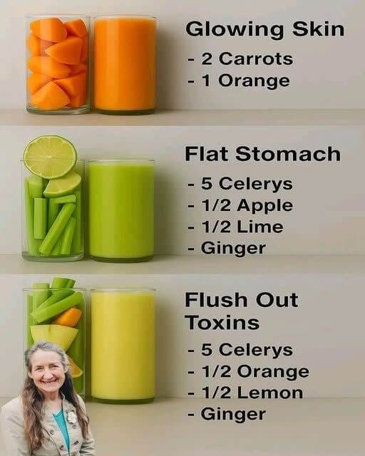 3 Powerful Detox Juice Recipes for Glowing Skin, Flat Tummy & Natural Cleanse 1