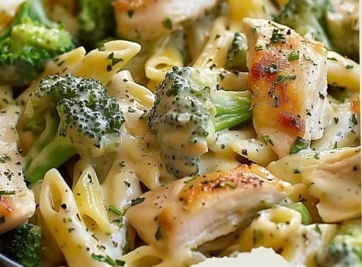 Creamy Chicken and Broccoli Pasta 1