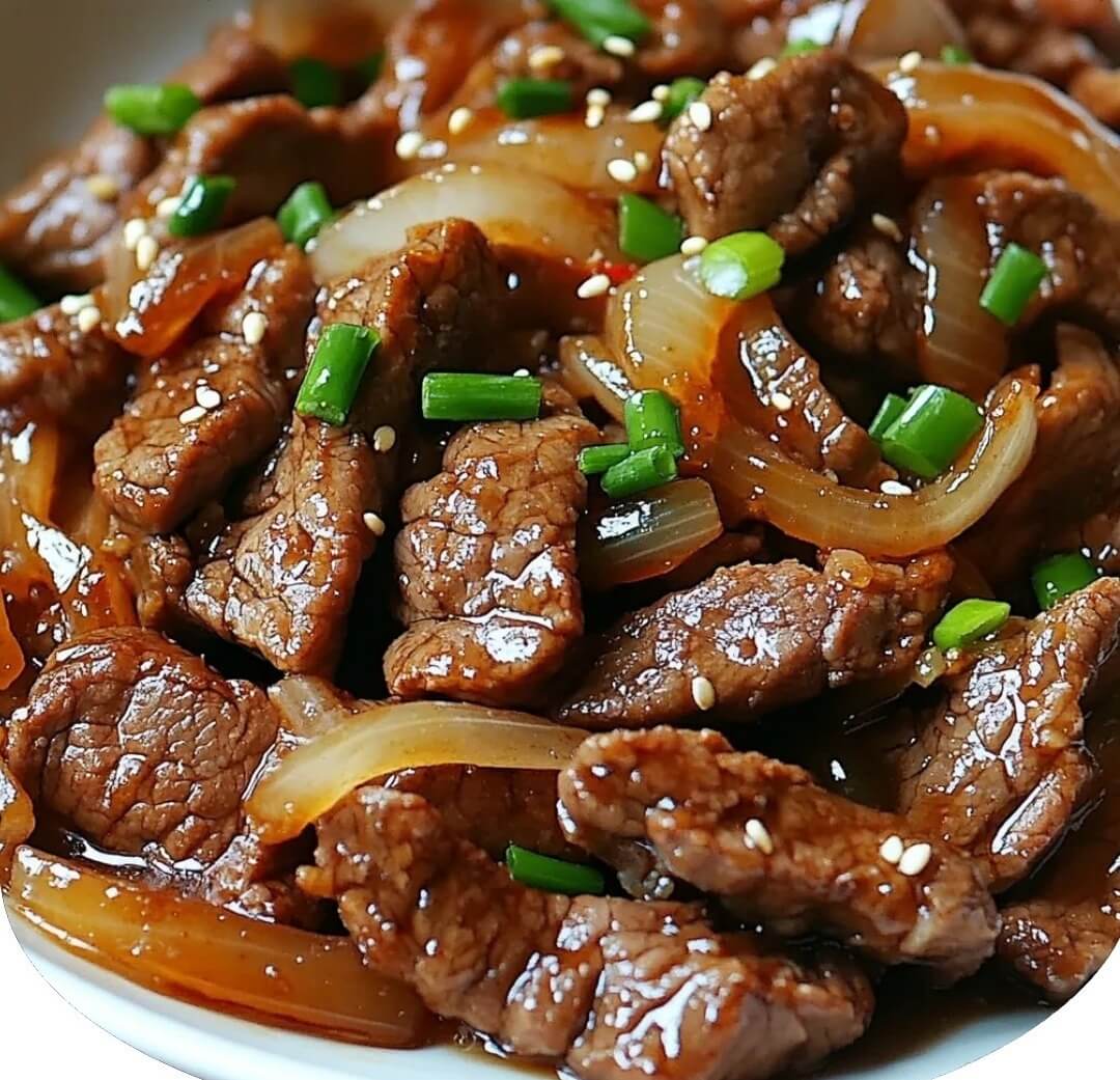 Oyster Sauce Beef & Onion Stir-Fry 1