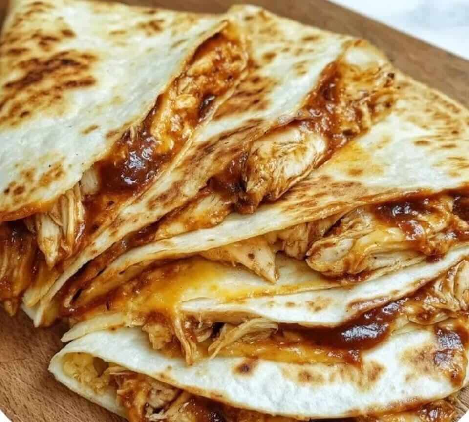 Mediterranean BBQ Chicken Quesadillas 1