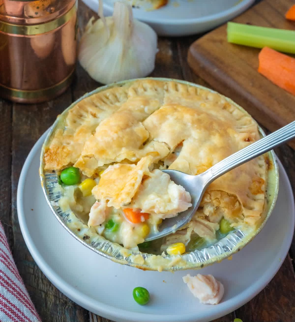 Mediterranean Chicken Pot Pie 1