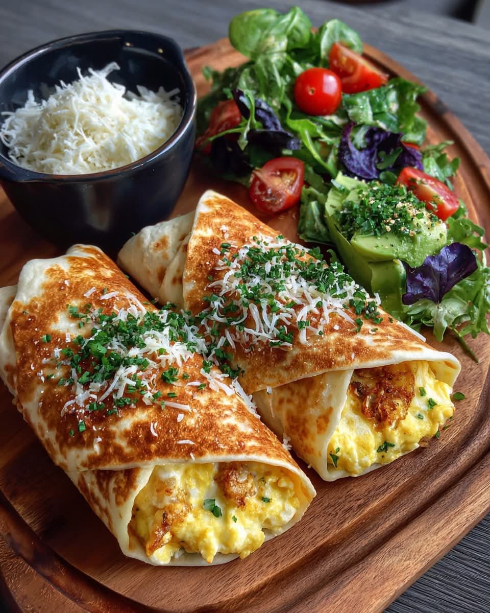 Mediterranean Egg Flatbread Wrap: Reinvent Sandwiches 1