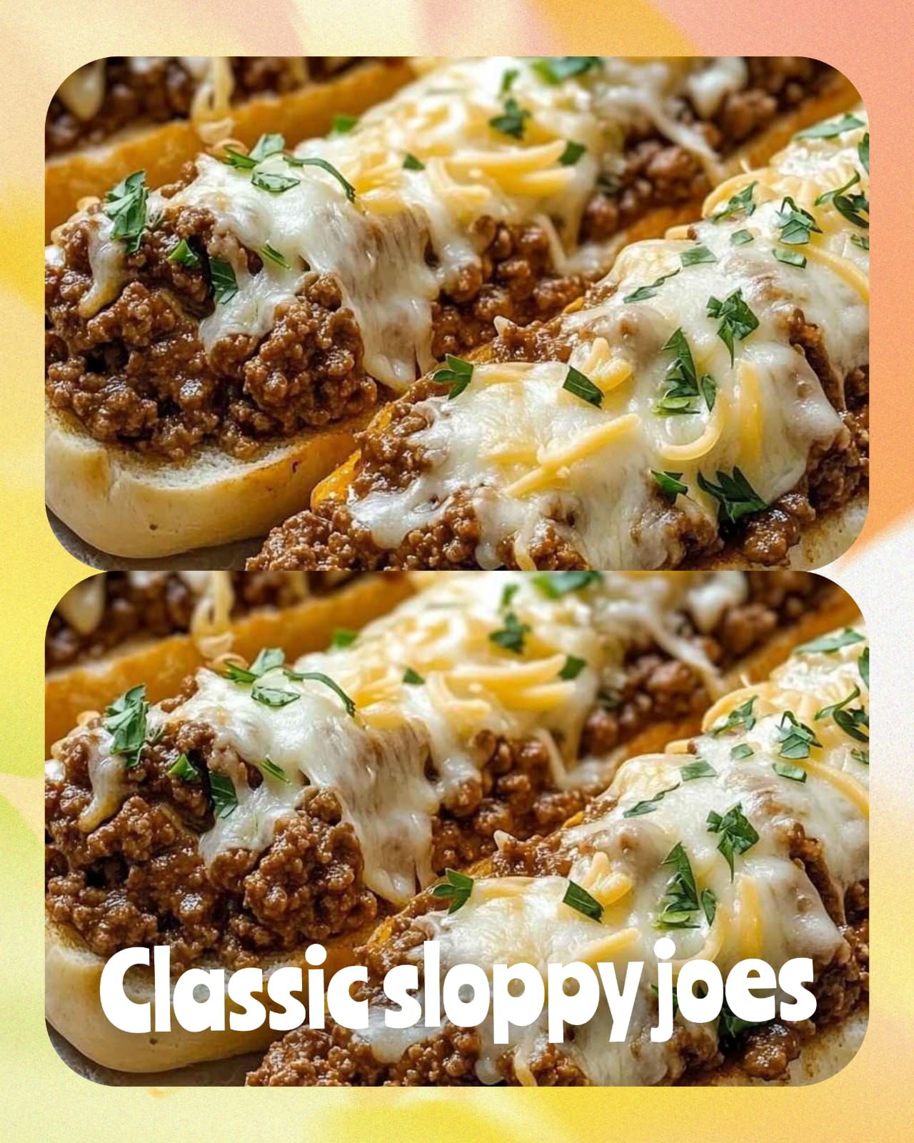 Classic Sloppy Joes 1