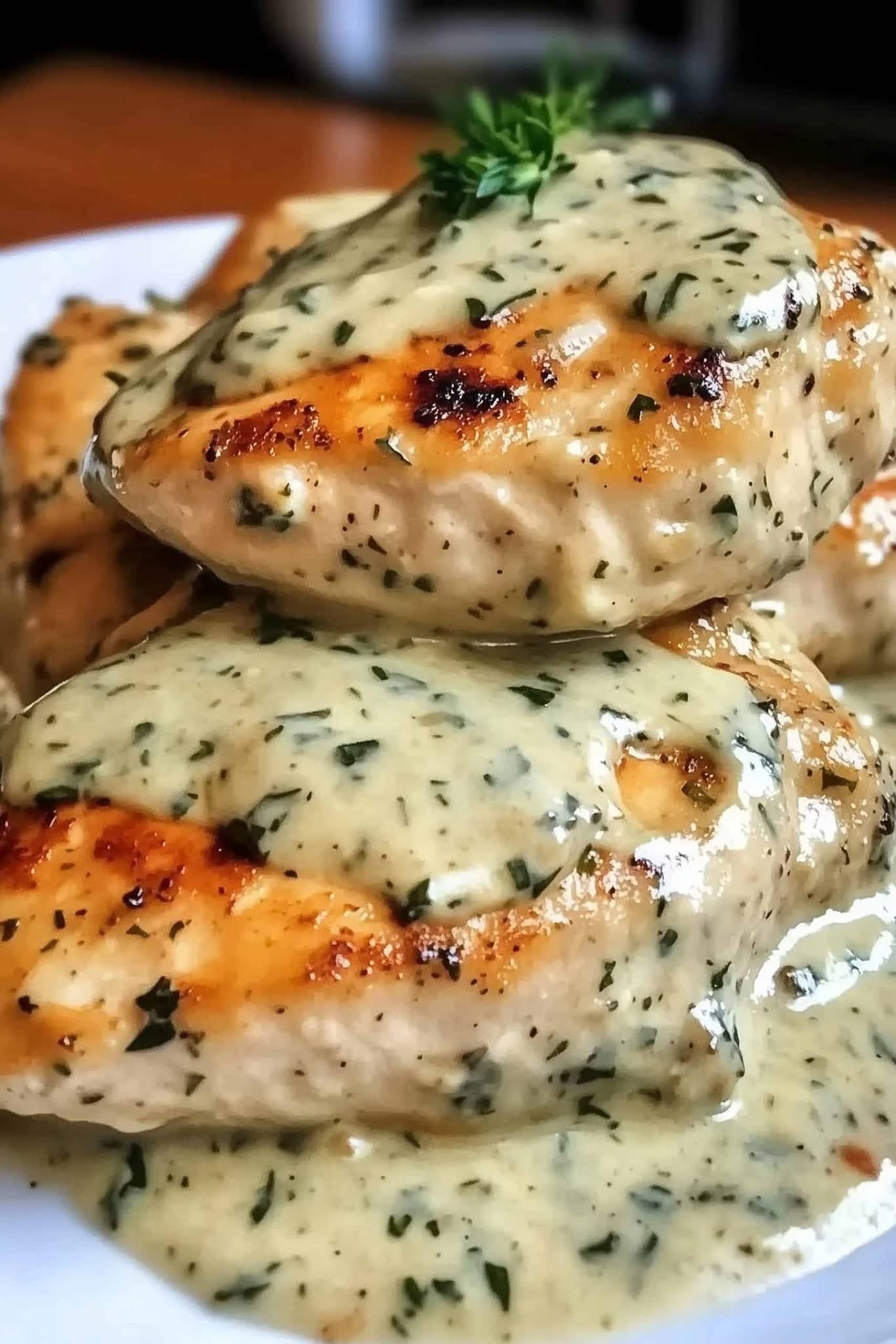 Mediterranean Chicken with Boursin Cream Sauce 1