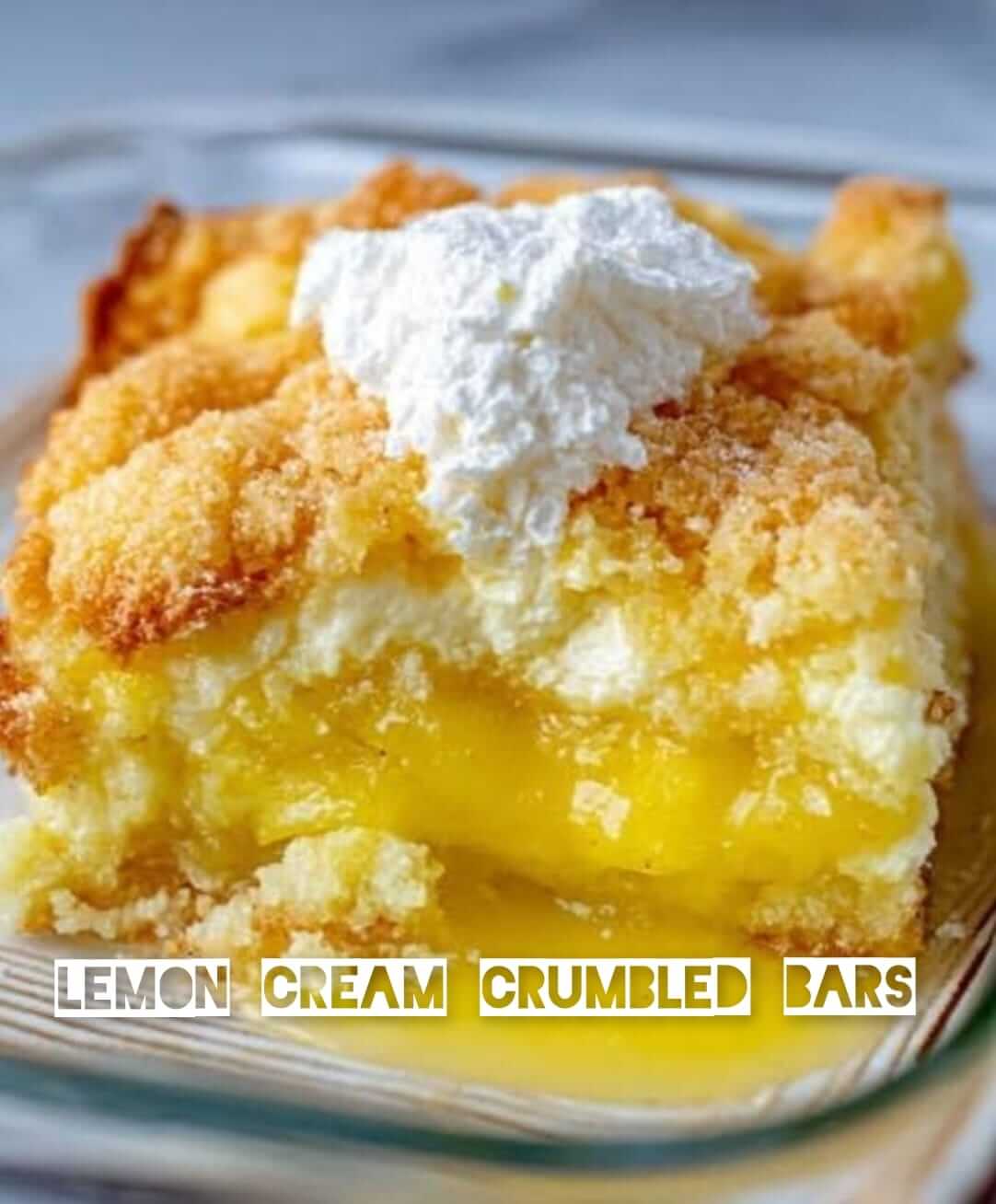 lemon Cream Crumble Bars Recipe 1