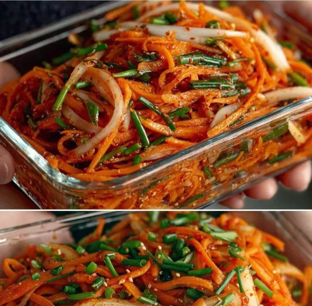 Mediterranean Spicy Korean Radish Salad (Mu Saengchae Style) 1