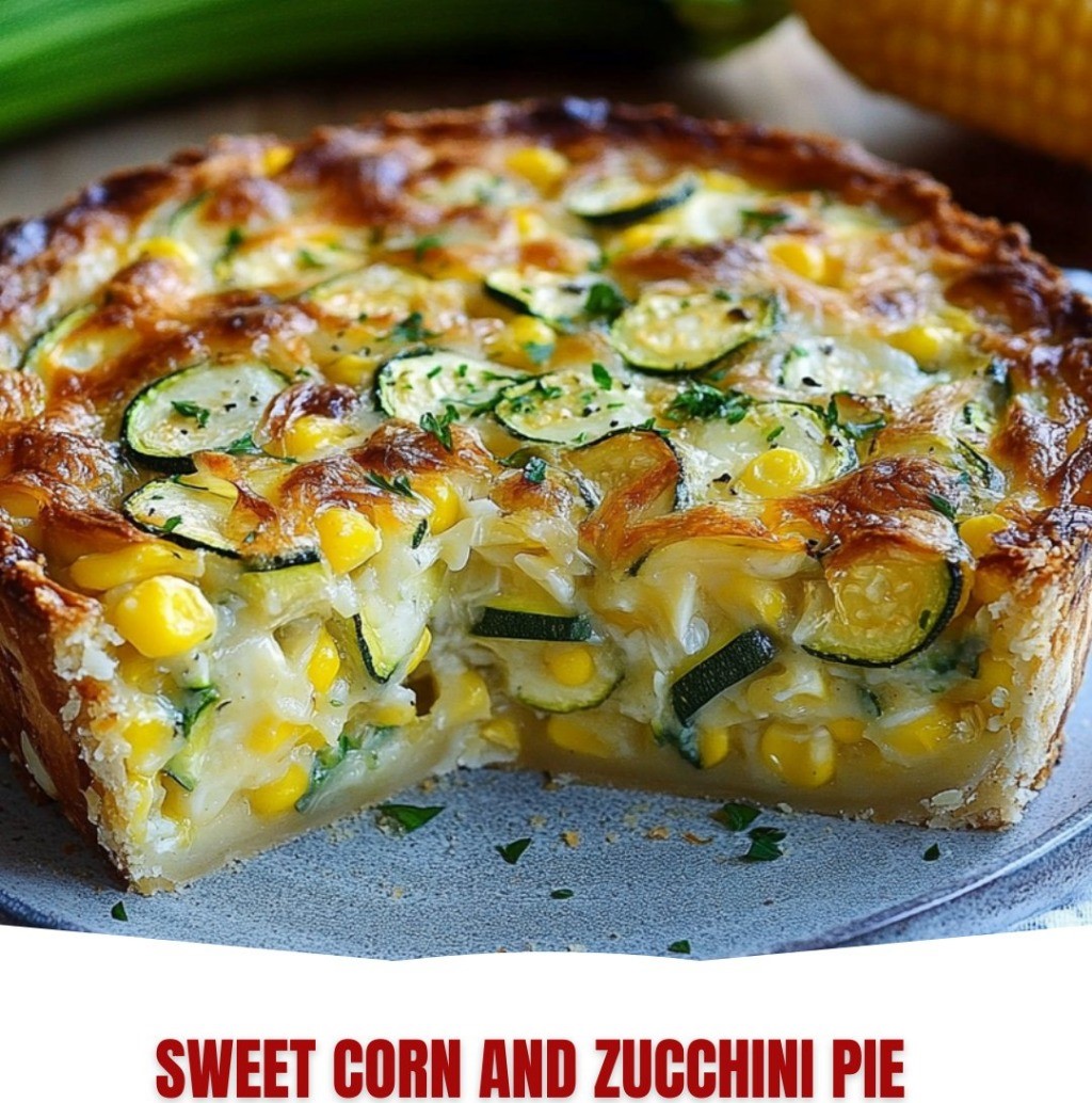 Mediterranean Sweet Corn and Zucchini Pie 1