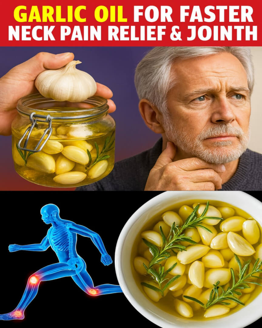 Garlic Oil for Joint Health & Quicker Relief from Neck Pain 1