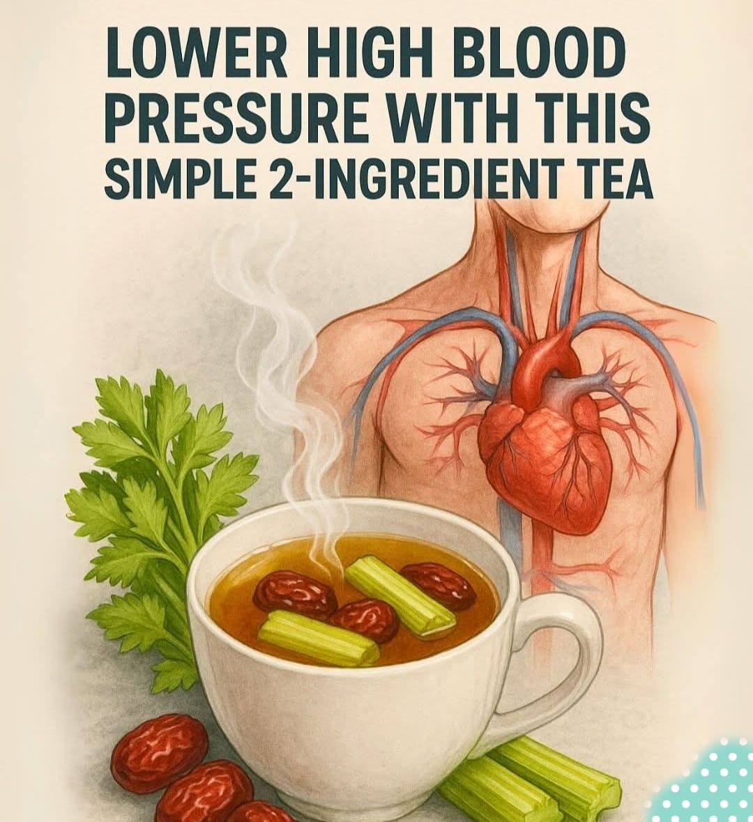 Easy Tea Made with Just Two Ingredients to Treat High Blood Pressure 1
