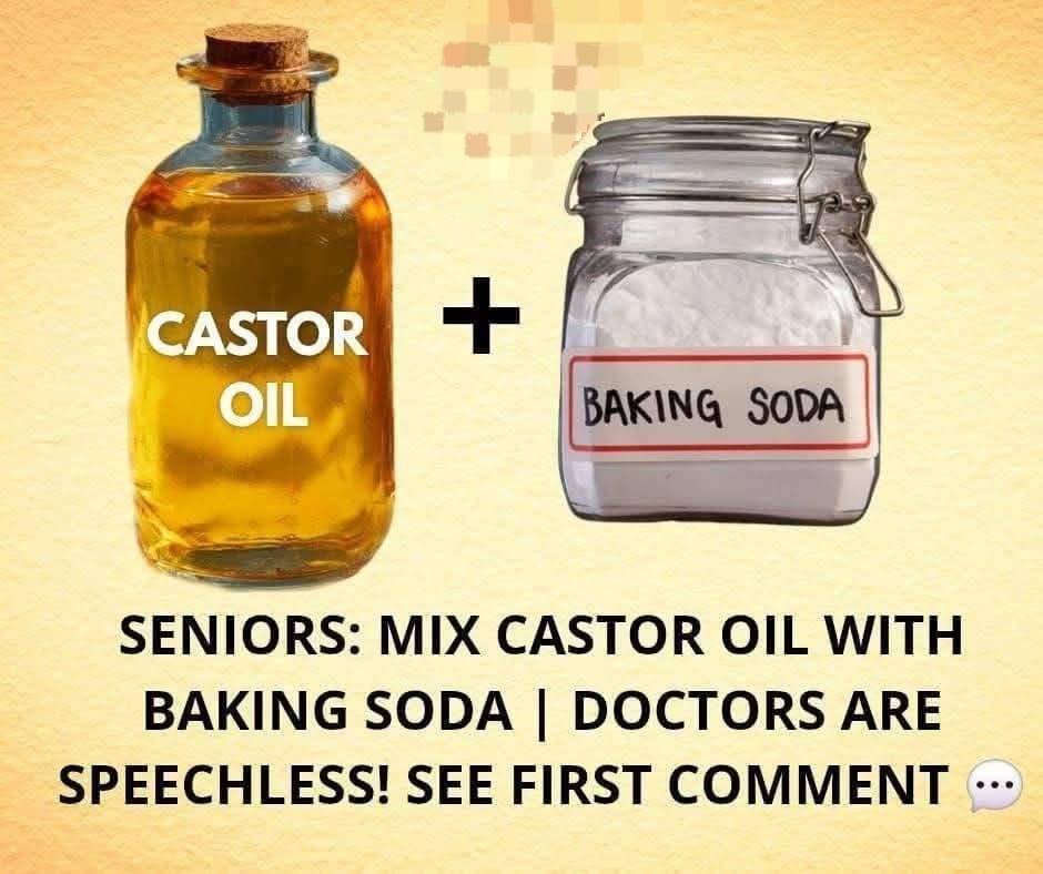 Castor Oil + Baking Soda 1