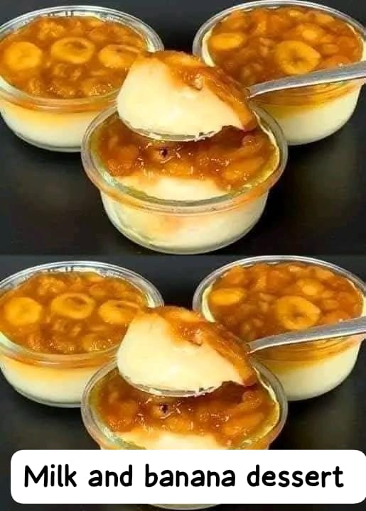 just Milk and Bananas! The Most Delicious Homemade Dessert in Just 5 Minutes 1