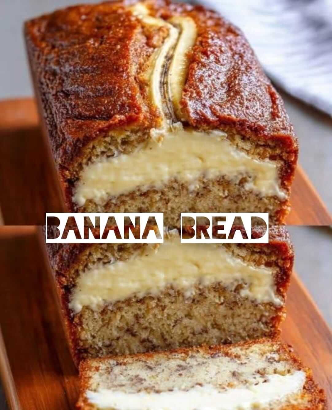 cream Cheese-Filled Banana Bread Recipe 1