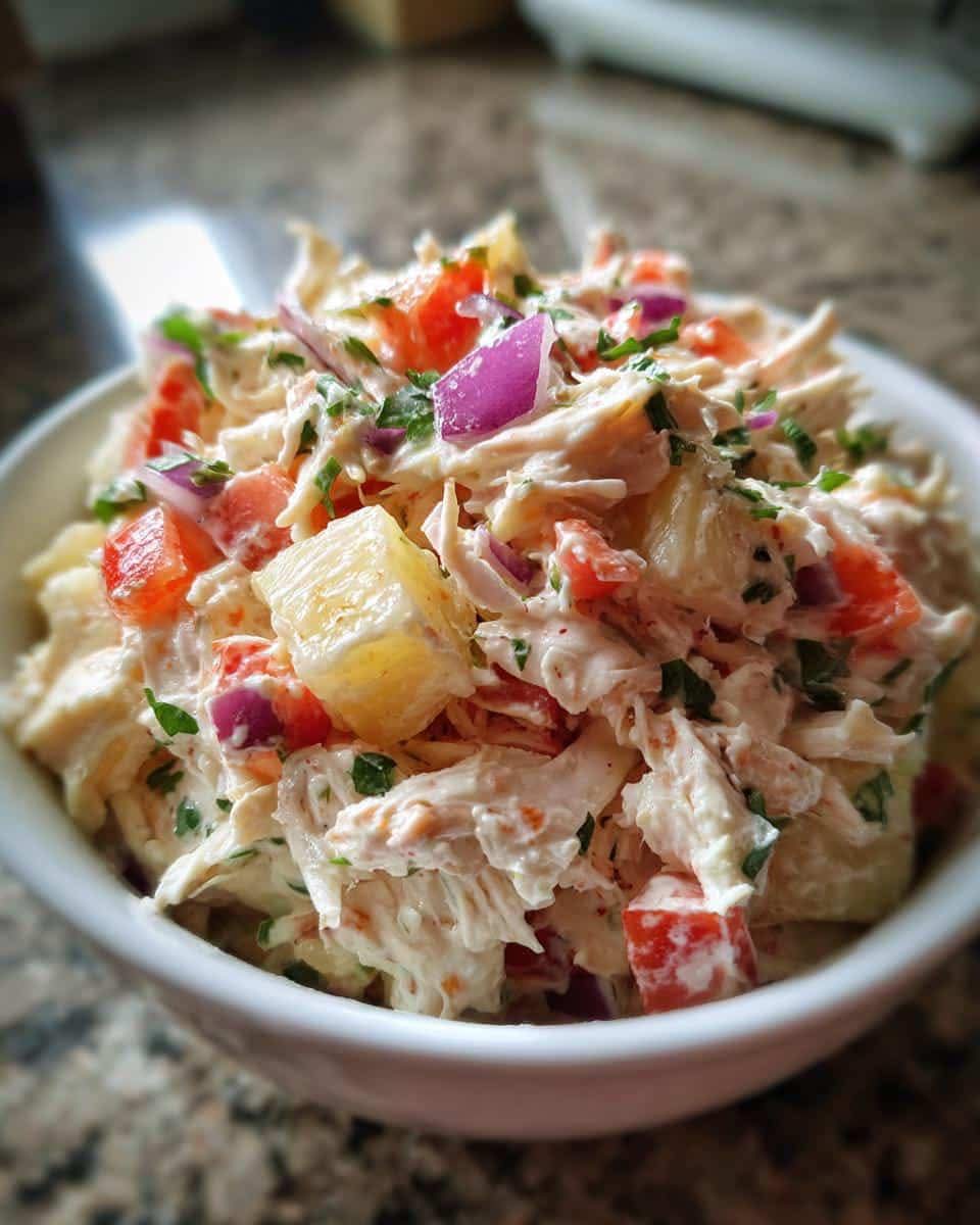 Mediterranean Hawaiian Chicken Salad Recipe in 15 Minutes 1
