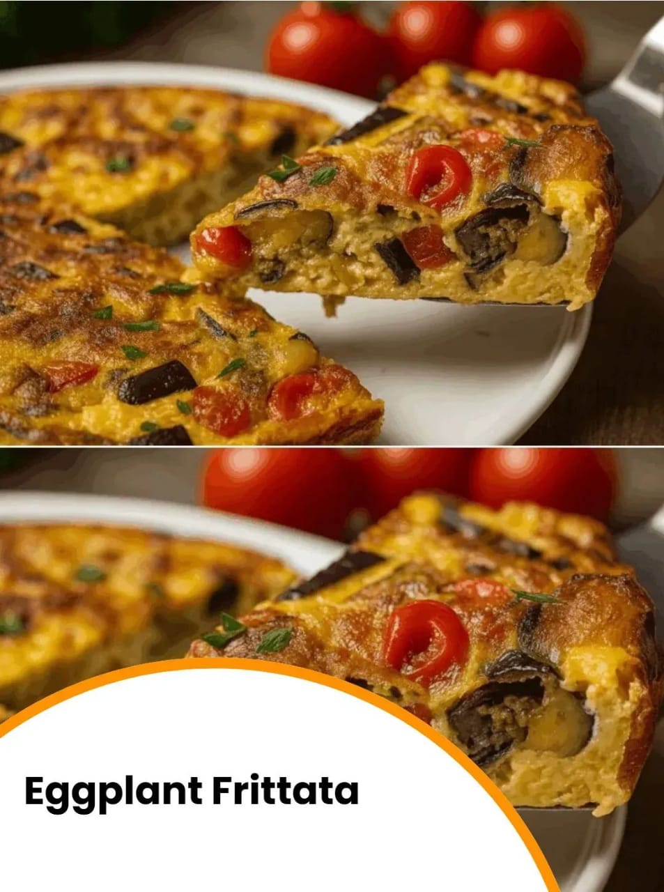 Mediterranean Eggplant Frittata 1