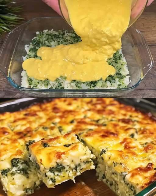 Mediterranean Cheesy Cauliflower and Spinach Frittata 1