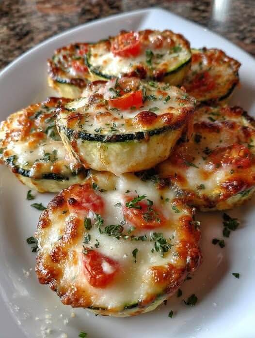 Mediterranean Zucchini Pizza Cups 6