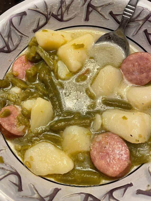 Mediterranean Green Beans and Potatoes with Sausage 1