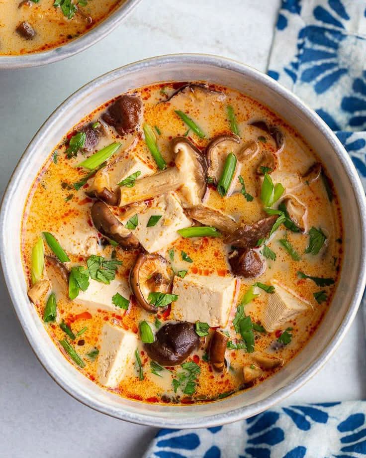 Mediterranean Nourishing Coconut Tofu Soup 1