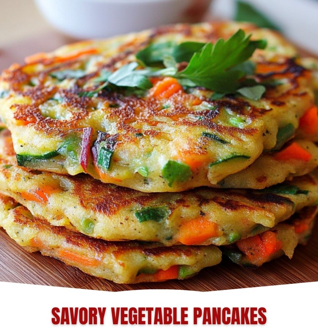 Mediterranean Savory Vegetable Pancakes 1