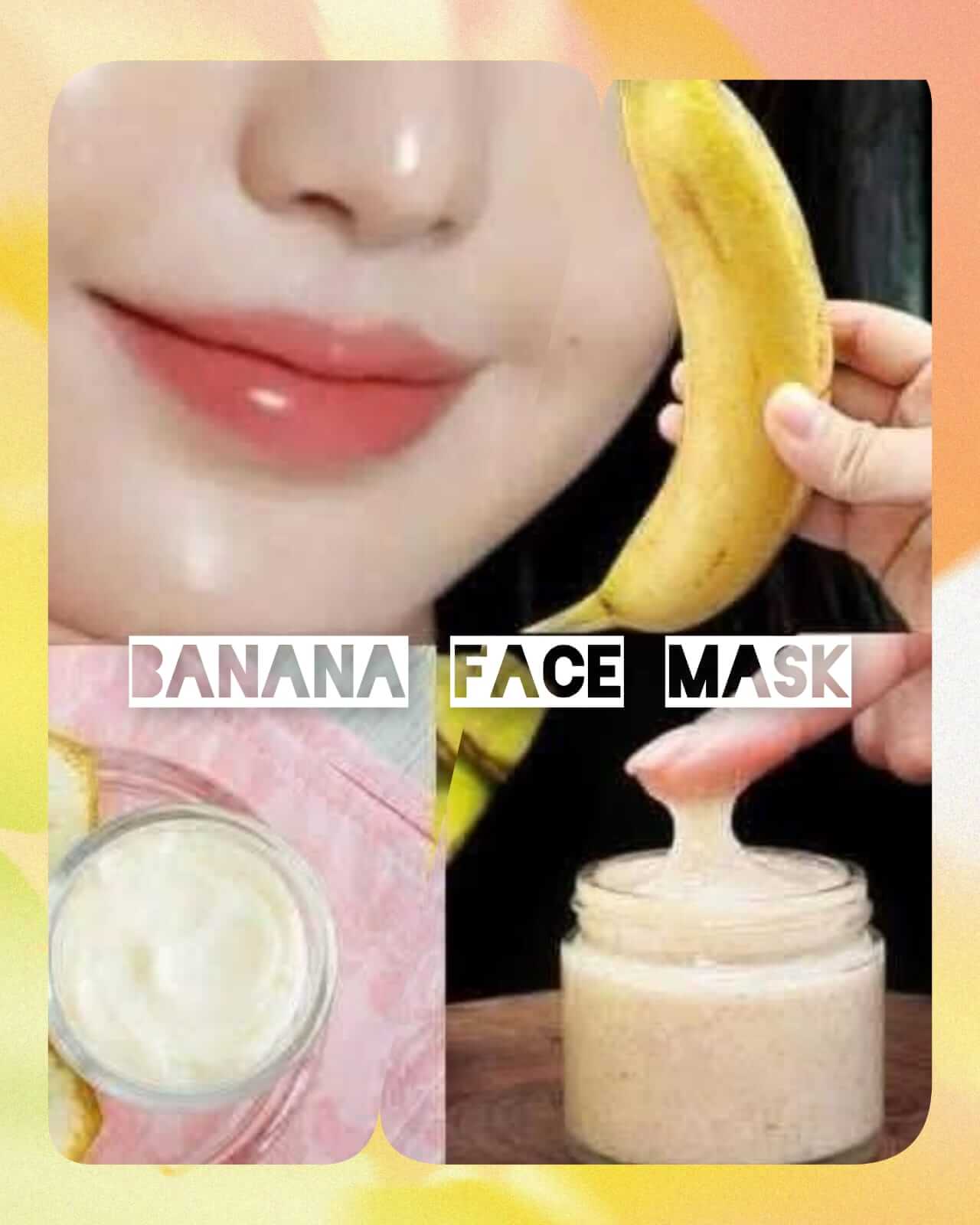 banana Face Mask for Wrinkle Reduction 1
