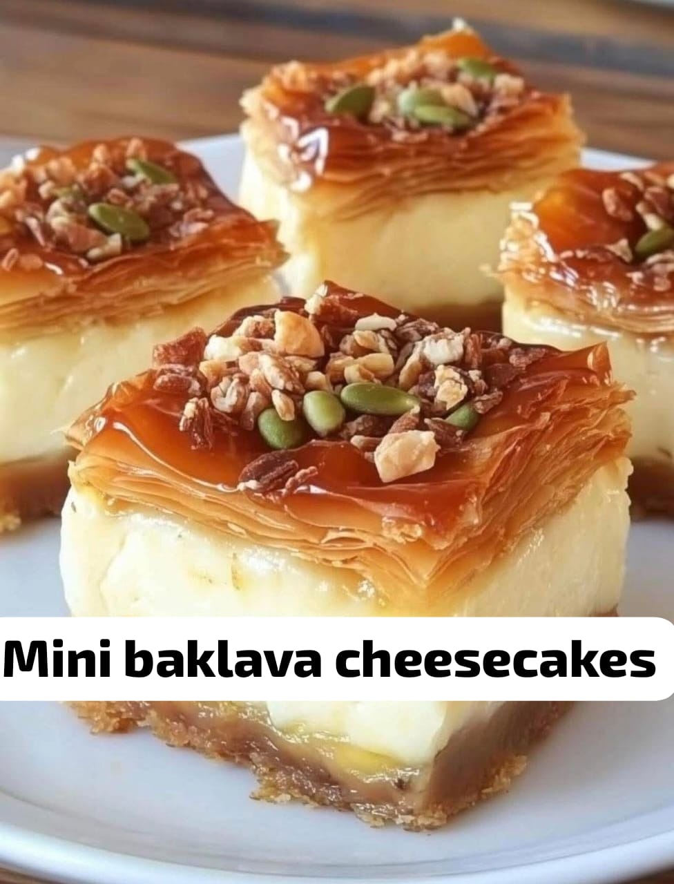 Mini Baklava Cheesecakes Recipe 1