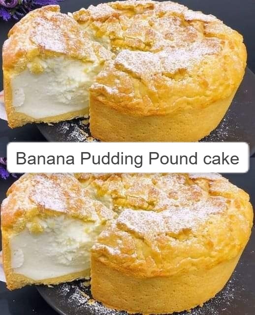 Banana Pudding Pound cake 1