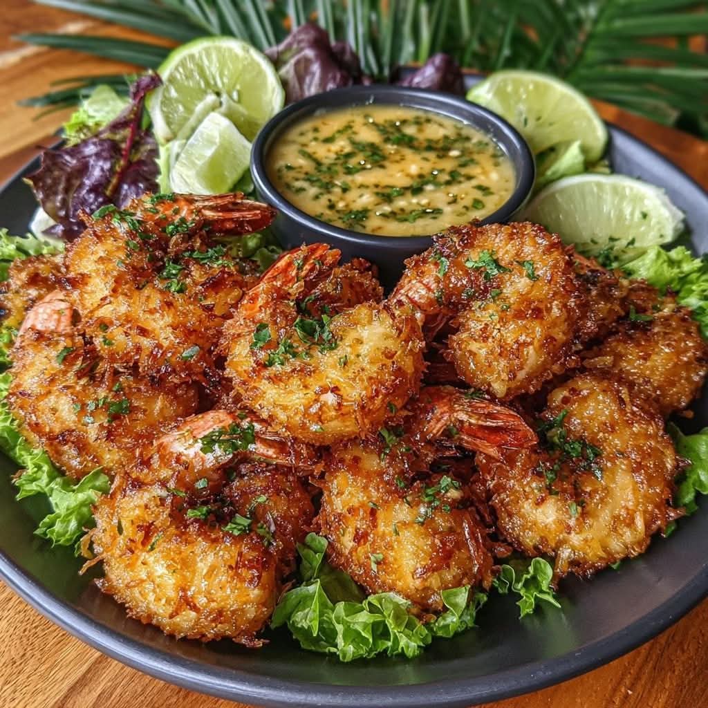 Mediterranean Coconut Shrimp with Lime Chili Dip 1