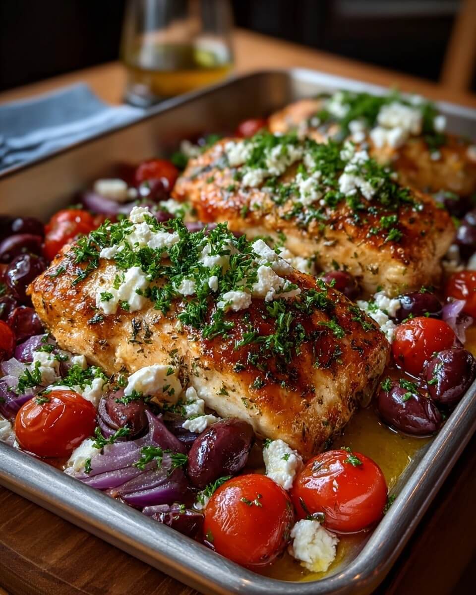 Mediterranean Greek Salmon Recipe 1