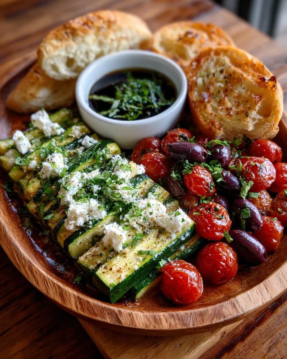 Mediterranean Mozzarella & Roasted Veggie Board 1