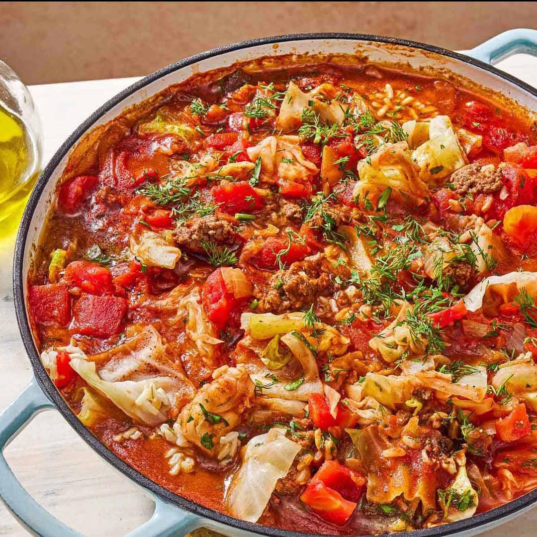 Mediterranean Easy Stuffed Cabbage Soup 1