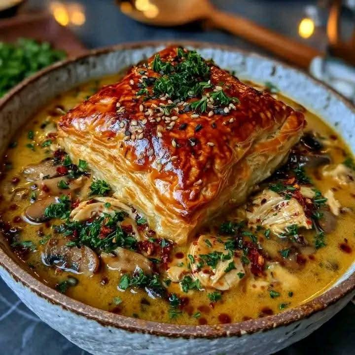 Mediterranean Turkey Pot Pie Soup 1