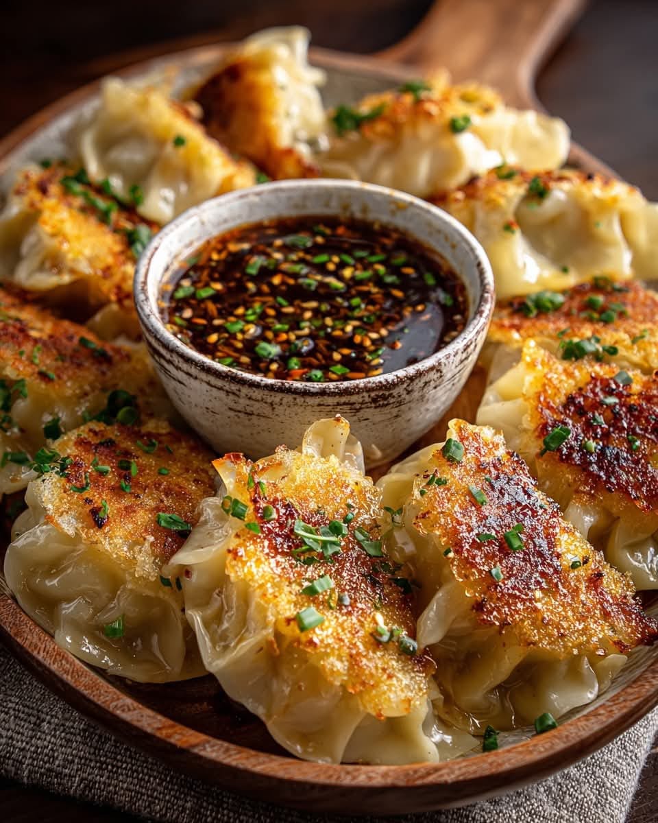 Mediterranean Oven-Baked Dumplings with Peanut Sauce 1