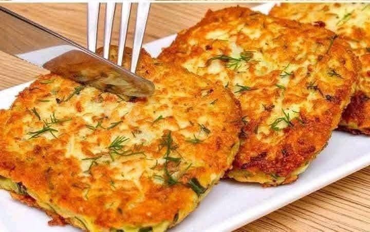 Mediterranean Crispy Potato Fritters With Zucchini and Creamy Tomato Sauce 1