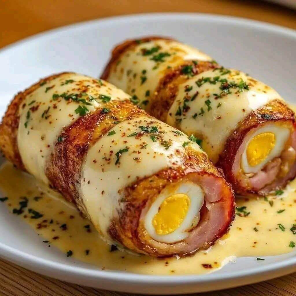 Mediterranean Ham-Wrapped Boiled Eggs with Sweet Curry Sauce 1