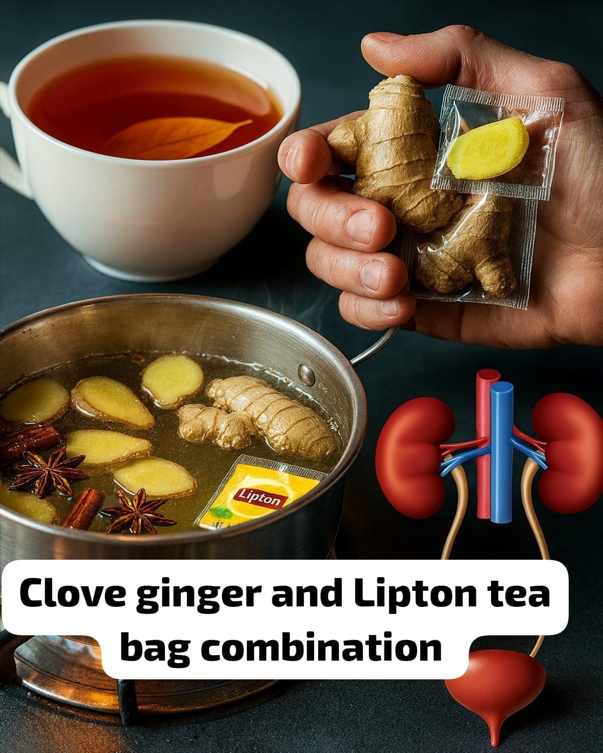 Lipton Tea, Ginger, and Cloves The Ultimate Healing Concoction 1