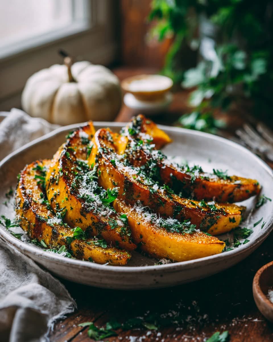 Mediterranean Roast pumpkin with feta & honey 1