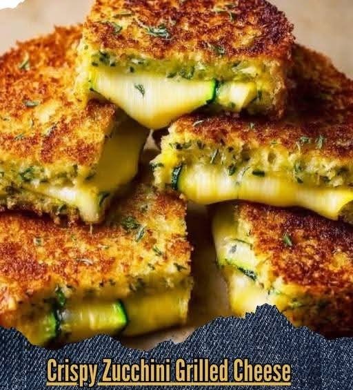 Mediterranean Crispy Zucchini Grilled Cheese 1