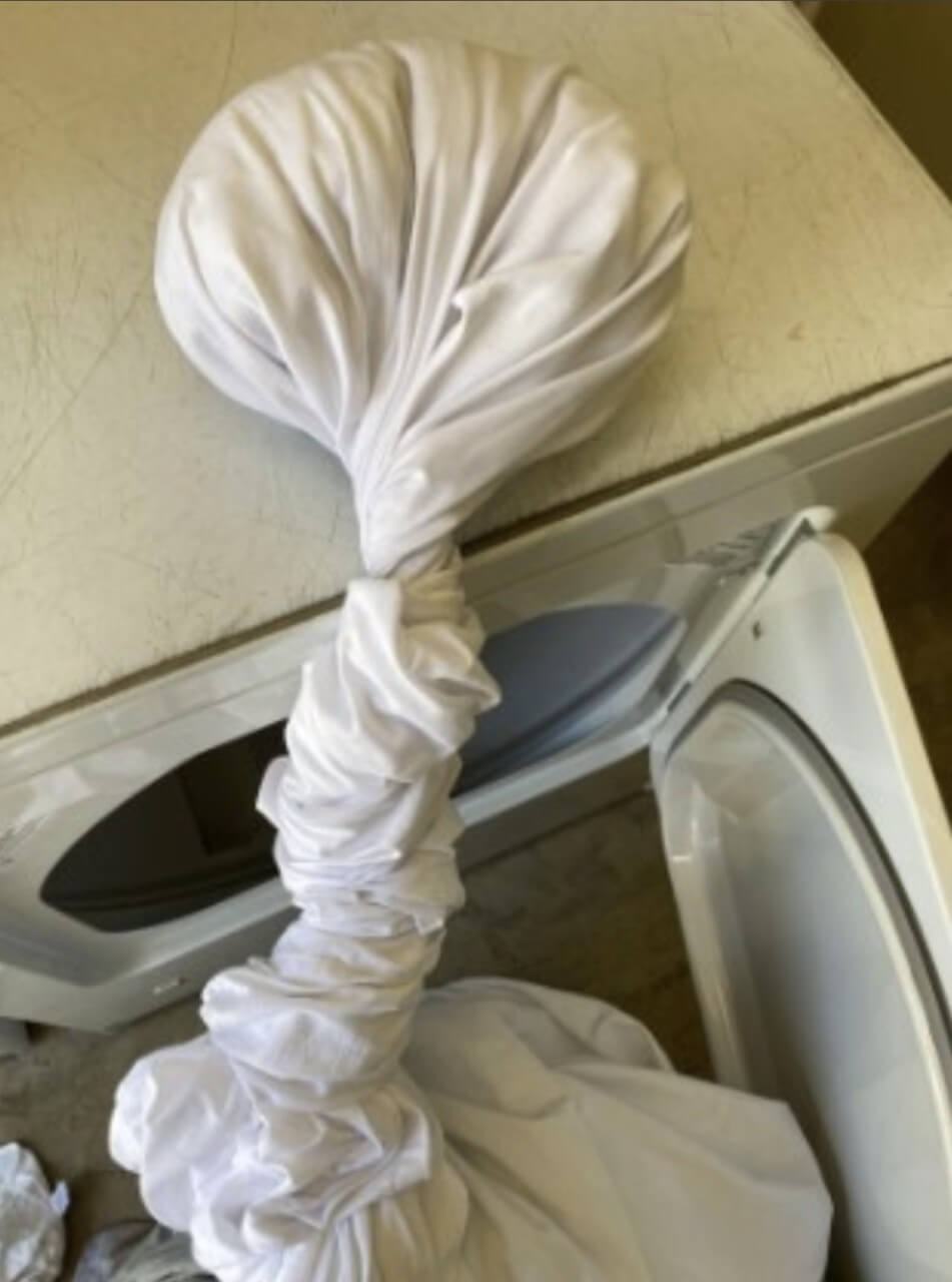 Frustrations Associated with Laundry Steps to Avoid Balling Up Sheets in the Dryer 1