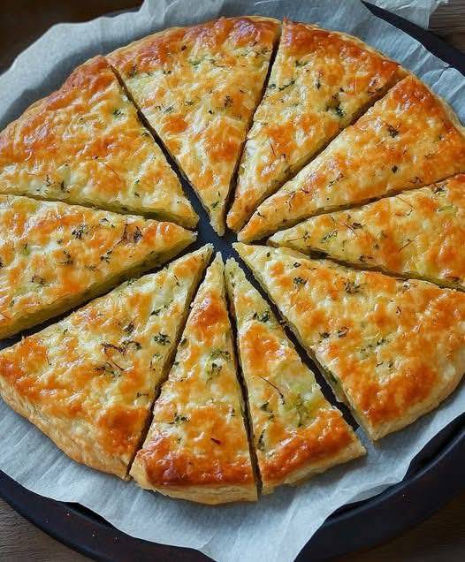 Easy Zucchini Flatbread with Herbs 1