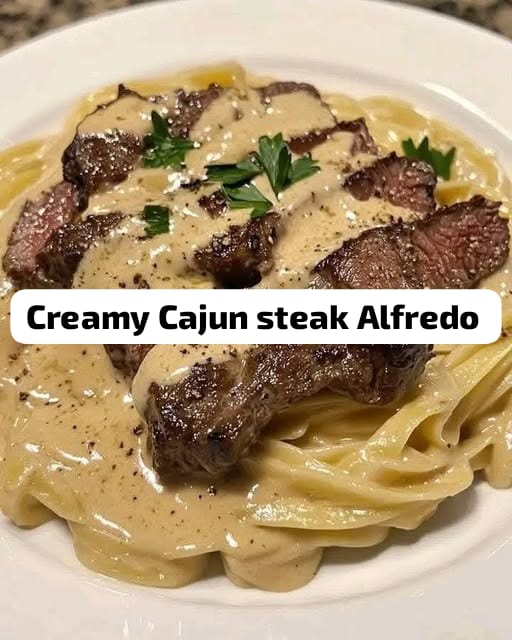 Creamy Cajun Steak Alfredo 1