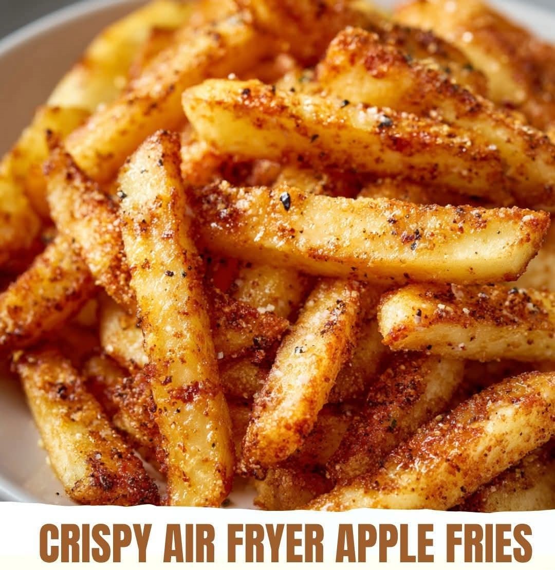 Mediterranean Crispy Air Fryer Apple Fries 1