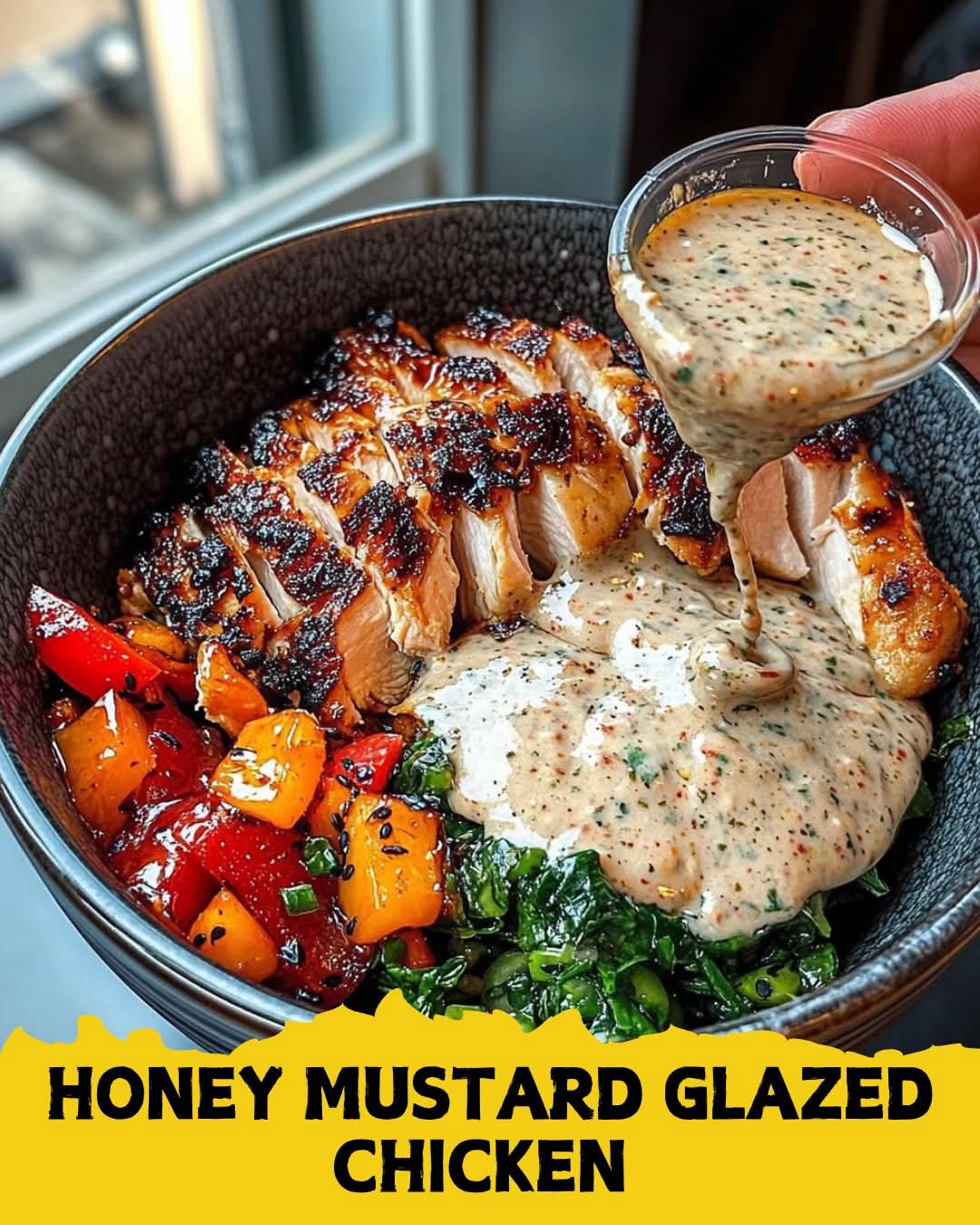 Mediterranean Honey Mustard Glazed Chicken 1