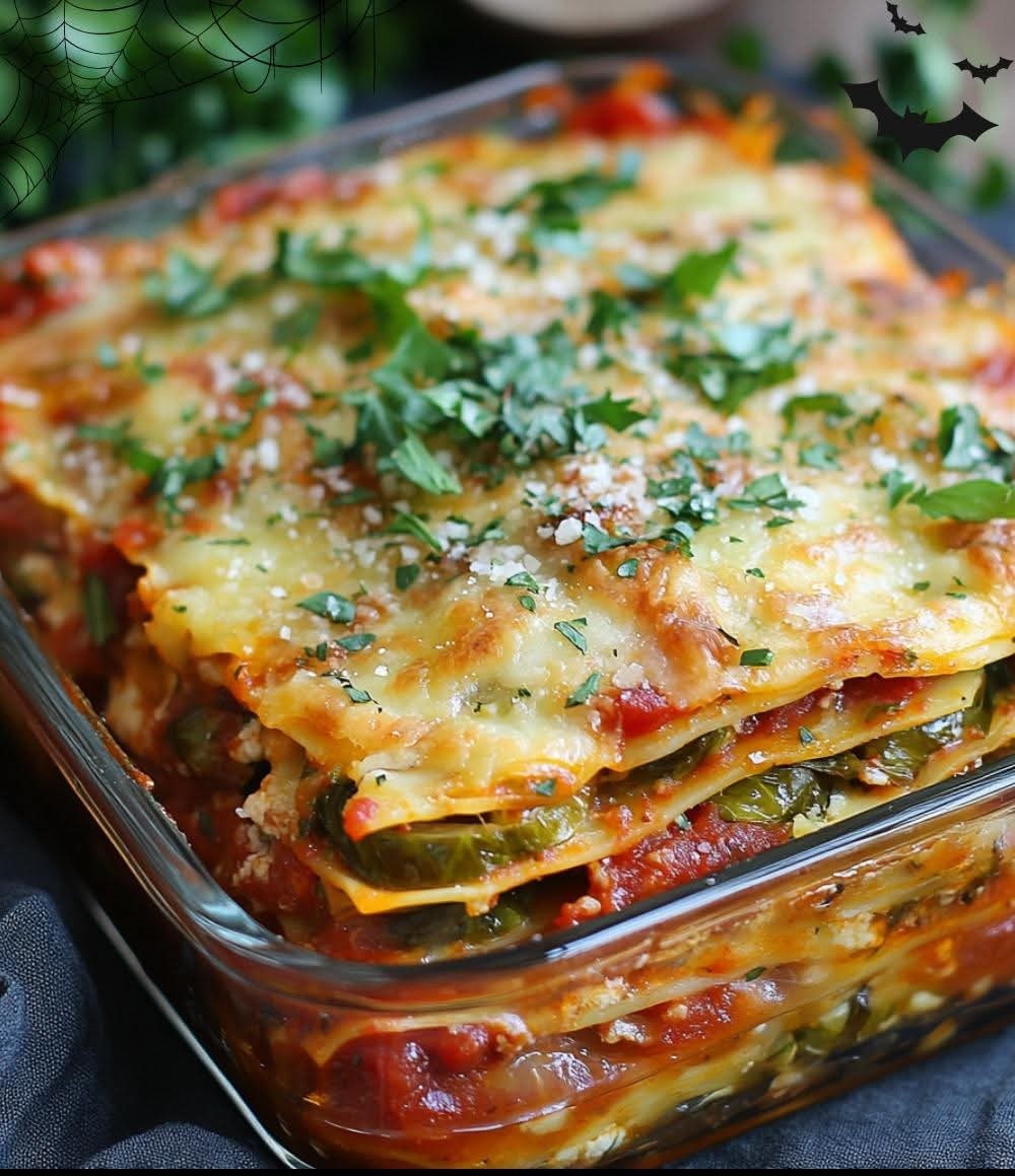 Mediterranean Pickled Brussels Sprouts Lasagna 1