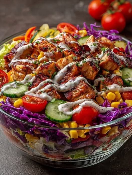 Mediterranean Kebab Salad Recipe 1