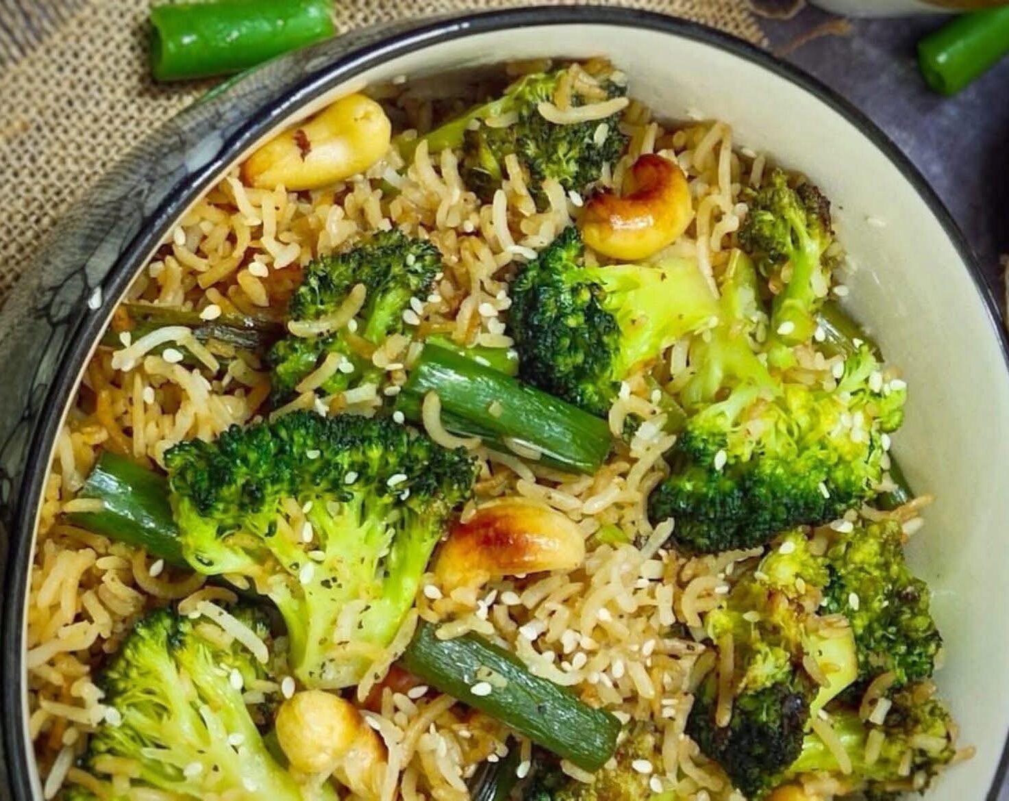 Mediterranean Broccoli Fried Rice 1