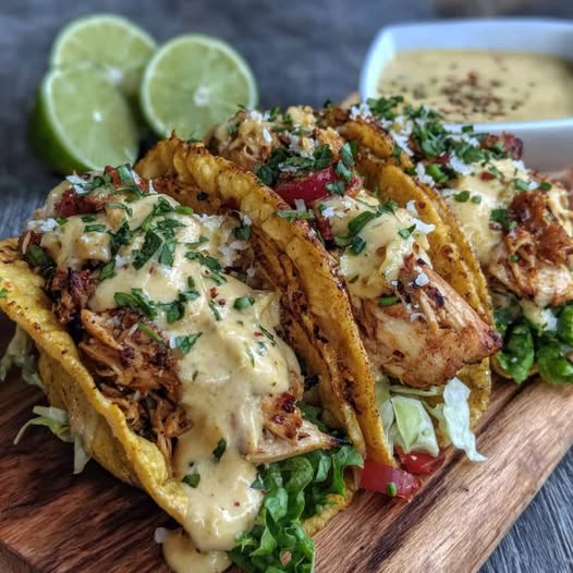 Mediterranean Coconut Lime Chicken Tacos 1