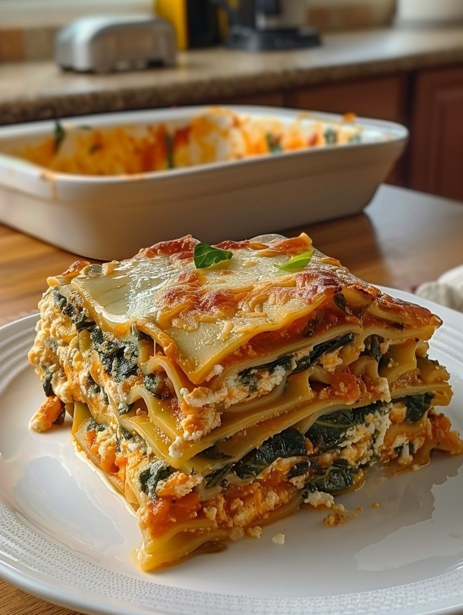 Mediterranean Spinach Lasagna 1